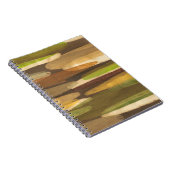 Abstrakte Landschaft der Erde Notizblock (Rechte Seite)