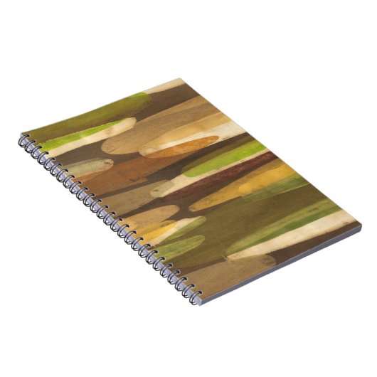 Abstrakte Landschaft der Erde Notizblock (Rechte Seite)