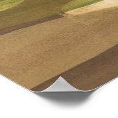 Abstrakte Landschaft der Erde Poster (Ecke)