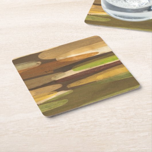 Abstrakte Landschaft der Erde Rechteckiger Pappuntersetzer (angewinkelt)