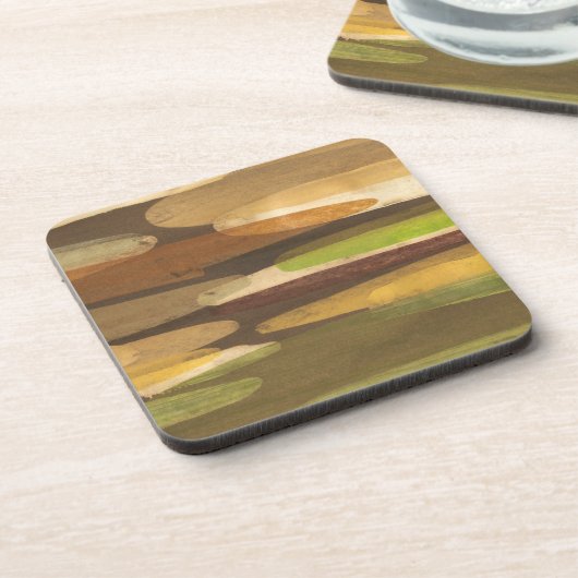 Abstrakte Landschaft der Erde Untersetzer (Linke Seite)