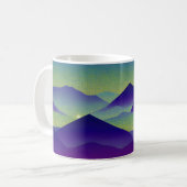 Abstrakte Landschaft Fallen Star 23 Kaffeetasse (Vorderseite Links)