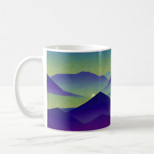 Abstrakte Landschaft Fallen Star 23 Kaffeetasse