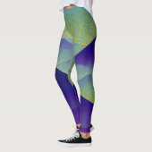 Abstrakte Landschaft Fallen Star 23 Leggings (Links)