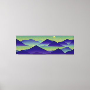 Abstrakte Landschaft Fallen Star 23 Leinwanddruck