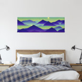 Abstrakte Landschaft Fallen Star 23 Leinwanddruck (Insitu (Schlafzimmer))