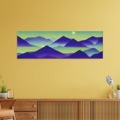 Abstrakte Landschaft Fallen Star 23 Leinwanddruck (Insitu (Wohnzimmer))