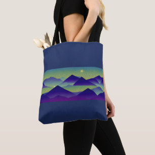 Abstrakte Landschaft Fallen Star 23 Tasche