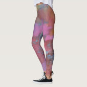 Abstrakte Landschaft - Figuren in farbenprächtigem Leggings (Links)