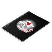 Abstrakte Landschaft Fuji Notizblock (Linke Seite)