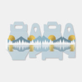 Abstrakte Landschaft Goldener Winter Sonnenunterga Geschenkschachtel (Ungefaltet)