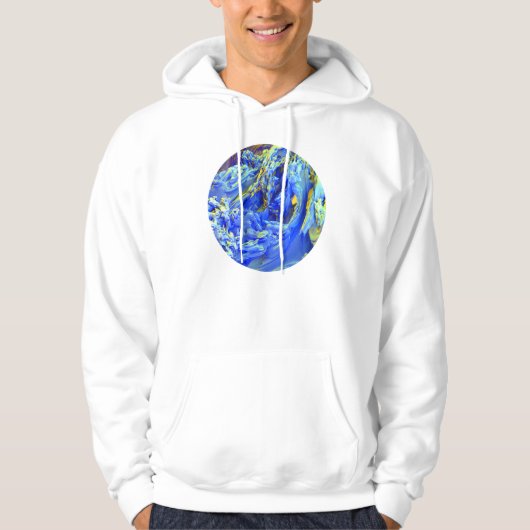 Abstrakte Landschaft Hoodie (Vorderseite)