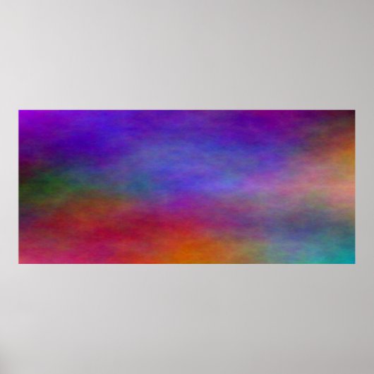 Abstrakte Landschaft II Poster (Vorne)