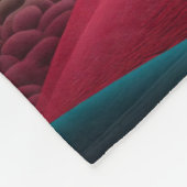 Abstrakte Landschaft in Fleecedecke (Ecke)