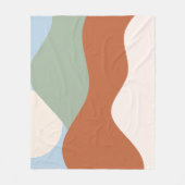 Abstrakte Landschaft Kunst, Dichtung und Musik Fleecedecke (Vorderseite)