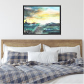 Abstrakte Landschaft Leinwanddruck (Insitu (Schlafzimmer))