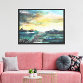 Abstrakte Landschaft Leinwanddruck (Insitu (Wohnzimmer))