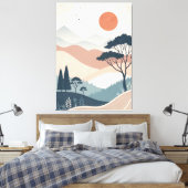 abstrakte Landschaft Leinwanddruck (Insitu (Schlafzimmer))
