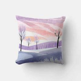 Abstrakte Landschaft Minimalistischer Stil Kissen