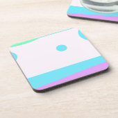 Abstrakte Landschaft mit 3 Monden - Untersetzer (Linke Seite)