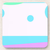 Abstrakte Landschaft mit 3 Monden - Untersetzer (Vorderseite)