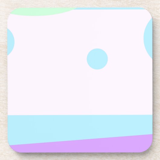 Abstrakte Landschaft mit 3 Monden - Untersetzer (Vorderseite)