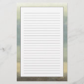 Abstrakte Landschaft mit bewölktem Himmel Briefpapier (Vorderseite)