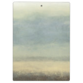 Abstrakte Landschaft mit bewölktem Himmel Klemmbrett (Rückseite)