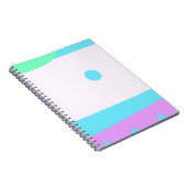 Abstrakte Landschaft mit Blauem Mond - Notizblock (Rechte Seite)