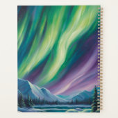 Abstrakte Landschaft mit Nordlichter Planer (Rückseite)