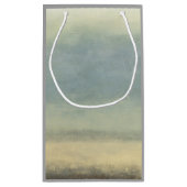 Abstrakte Landschaft mit überwältigender Himmel Kleine Geschenktüte (Rückseite)