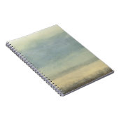 Abstrakte Landschaft mit überwältigender Himmel Notizblock (Rechte Seite)