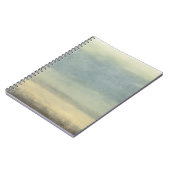 Abstrakte Landschaft mit überwältigender Himmel Notizblock (Linke Seite)