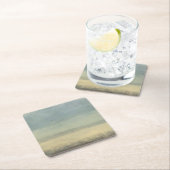 Abstrakte Landschaft mit überwältigender Himmel Rechteckiger Pappuntersetzer (Vor Ort)