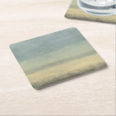 Abstrakte Landschaft mit überwältigender Himmel Rechteckiger Pappuntersetzer (angewinkelt)