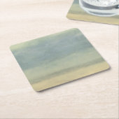 Abstrakte Landschaft mit überwältigender Himmel Rechteckiger Pappuntersetzer (angewinkelt)