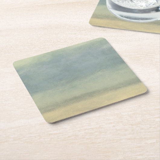 Abstrakte Landschaft mit überwältigender Himmel Rechteckiger Pappuntersetzer (angewinkelt)