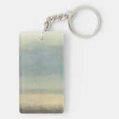 Abstrakte Landschaft mit überwältigender Himmel Schlüsselanhänger (Rückseite)