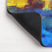 abstrakte Landschaft Mousepad (Ecke)