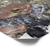 Abstrakte Landschaft Neutrale Kunst Poster (Ecke)