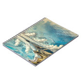 Abstrakte Landschaft | Notebook-Journal Notizblock (Linke Seite)