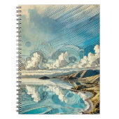 Abstrakte Landschaft | Notebook-Journal Notizblock (Vorderseite)