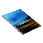 Abstrakte Landschaft Ozean Horizont Twilight Urlau Notizblock (Rechte Seite)