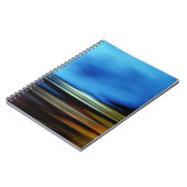 Abstrakte Landschaft Ozean Horizont Twilight Urlau Notizblock (Linke Seite)