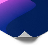 Abstrakte Landschaft Poster (Ecke)