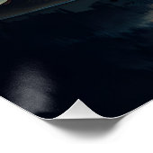 Abstrakte Landschaft Poster (Ecke)