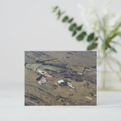 abstrakte Landschaft Postkarte (Stehend Vorderseite)