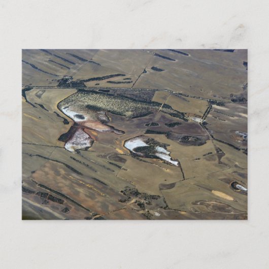 abstrakte Landschaft Postkarte (Vorderseite)