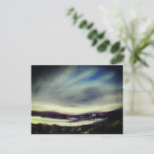 Abstrakte Landschaft Postkarte (Stehend Vorderseite)