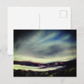 Abstrakte Landschaft Postkarte (Vorne/Hinten)